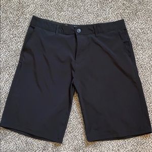 Men’s black shorts